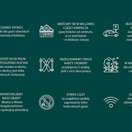 Dom Gory Las - Adults 11 Plus - W Rytmie Slow - Centrum - Bezplatny Parking - Sniadania 卡尔帕奇